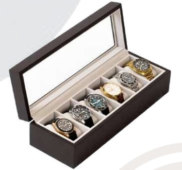 6 Watch Organizer for Safe Storage and Display, Practical Utility Gift Box for Watch Lovers, Travel Convenience and Everyday Personal Use